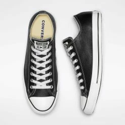 Unisex Converse Chuck Taylor All Star Leather Shoes Black BLACK -men‘s shop online 132174C E 107X1 727b9450 c8eb 4e48 bdf2 faf5ce6a8d25