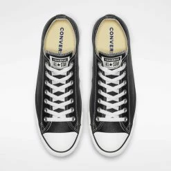 Unisex Converse Chuck Taylor All Star Leather Shoes Black BLACK -men‘s shop online 132174C F 107X1 104223e8 a020 492e a833 36471a6ac578