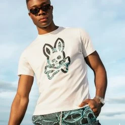 Men's Psycho Bunny Thames Graphic Tee White WHITE -men‘s shop online 20220125 Shot 4 4843 V1b jpg