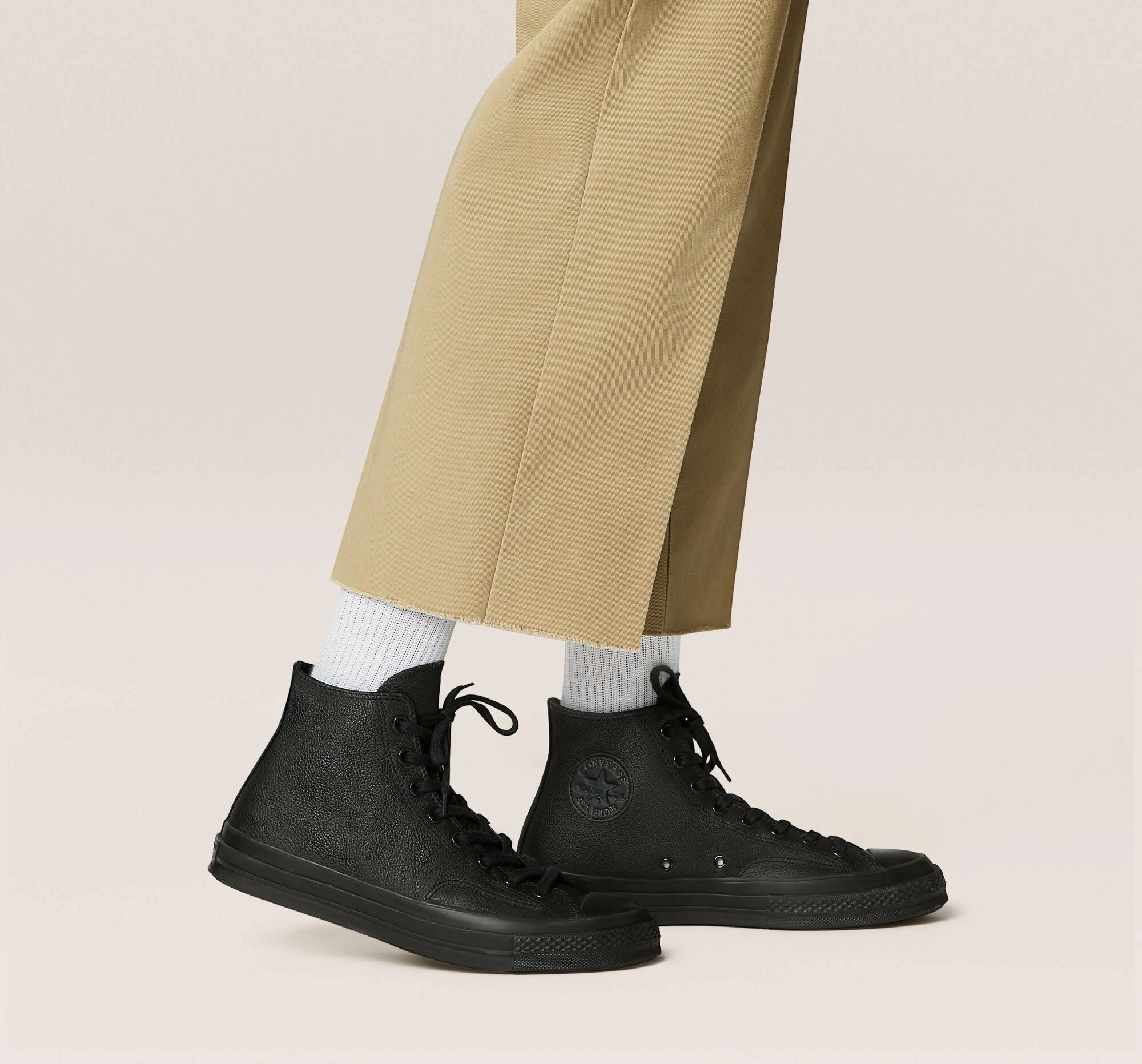 Unisex Converse Chuck 70 Tonal Leather Black BLACK 10 Unisex Converse Chuck 70 Tonal Leather Black BLACK - Image 8