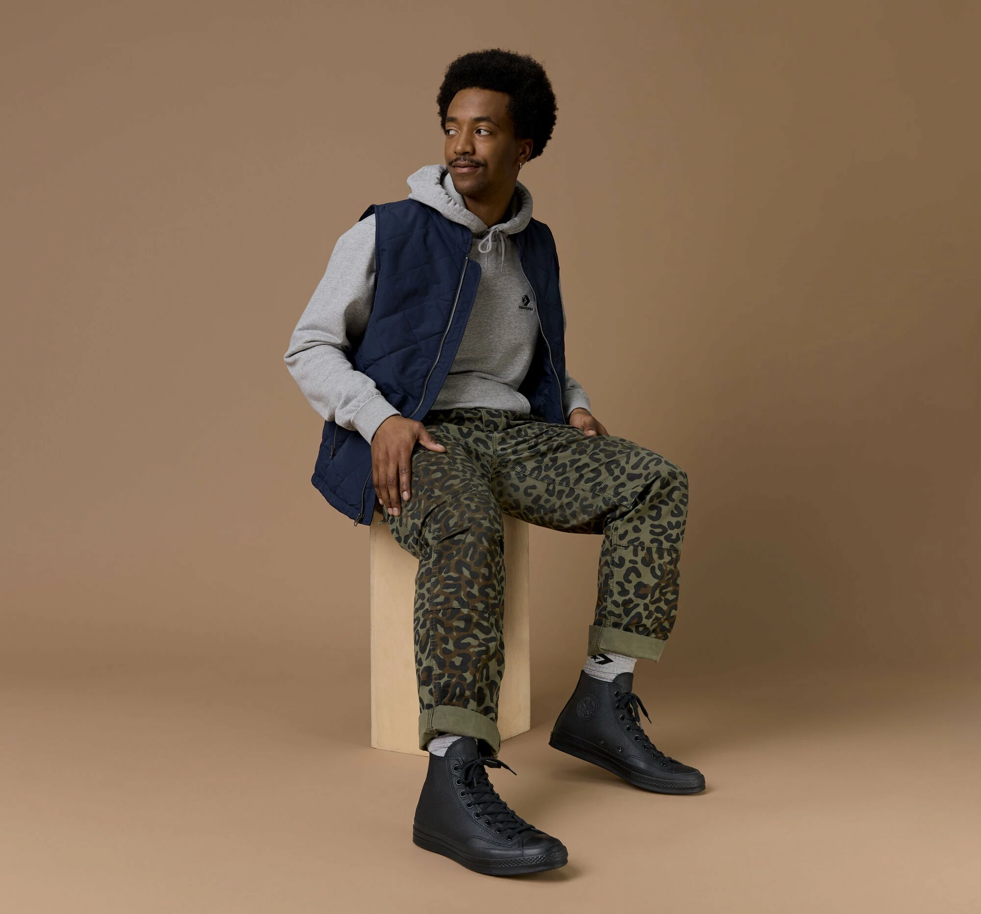 Unisex Converse Chuck 70 Tonal Leather Black BLACK 11 Unisex Converse Chuck 70 Tonal Leather Black BLACK - Image 9