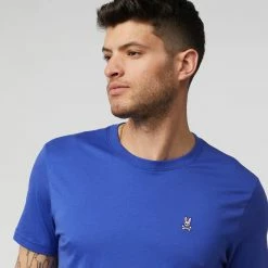 Men's Psycho Bunny Classic Crew Neck Tee Twilight Blue BLUE -men‘s shop online B6U014T1PC TWB 3