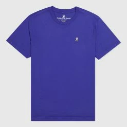 Men's Psycho Bunny Classic Crew Neck Tee Twilight Blue BLUE