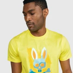 Men's Psycho Bunny Surrell Graphic Tee Sundance Yellow YELLOW -men‘s shop online B6U465T1PC SUD 3 c2617ae2 7812 4571 b9dd 7a30b6e86c49