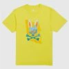 Men's Psycho Bunny Surrell Graphic Tee Sundance Yellow YELLOW -men‘s shop online B6U465T1PC SUD F1