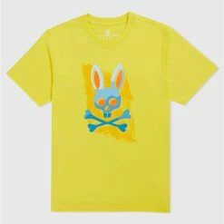 Men's Psycho Bunny Surrell Graphic Tee Sundance Yellow YELLOW