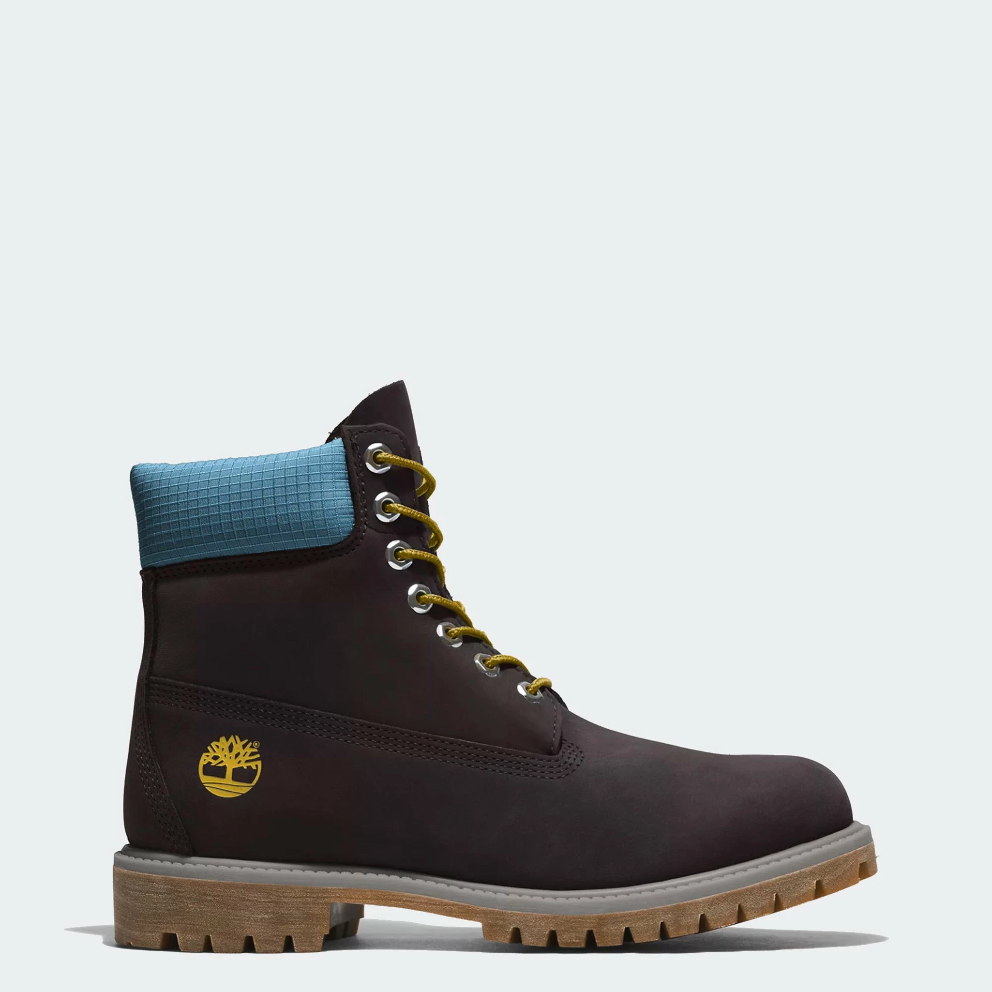 Men's Timberland Premium 6-Inch Waterproof Boots Black Nubuck Blue BLACK 3 Men's Timberland Premium 6-Inch Waterproof Boots Black Nubuck Blue BLACK