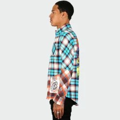 Men's KLEEP GALLANT Premium Flannel Button Down Shirt MULTI COLOR -men‘s shop online Men s KLEEP GALLANT Premium Flannel Button Down Shirt KW4940GAL 05