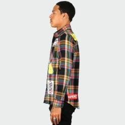 Men's KLEEP MIKADO Premium Flannel Button Down Shirt MULTI COLOR -men‘s shop online Men s KLEEP MIKADO Premium Flannel Button Down Shirt KW4920MIK 06