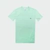 Men's Lacoste Crew Neck Pima Cotton Jersey T-Shirt Light Green GREEN -men‘s shop online Men s Lacoste Crew Neck Pima Cotton Jersey T Shirt Light Green TH67090VZ 04