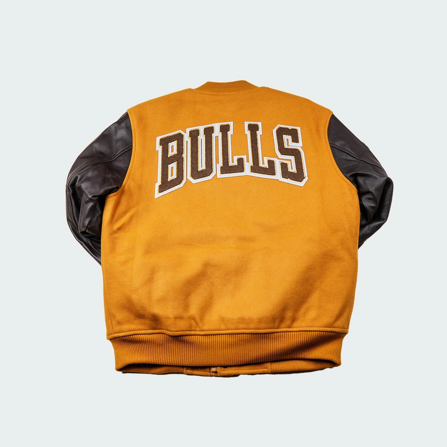 Men’s Pro Standard Chicago Bulls Varsity Jacket Brown BROWN 4 Men’s Pro Standard Chicago Bulls Varsity Jacket Brown BROWN - Image 2