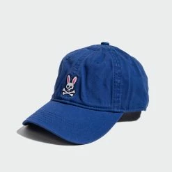 Men's Psycho Bunny Sunbleached Cap Twilight Blue BLUE