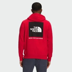 men‘s shop online -men‘s shop online Men s The North Face Box NSE Pullover Hoodie Red 01