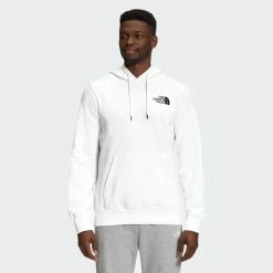 Men's The North Face Box NSE Pullover Hoodie White WHITE