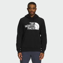 Men's The North Face Half Dome Pullover Hoodie Black BLACK