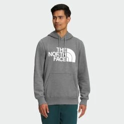 Men's The North Face Half Dome Pullover Hoodie Grey GRAY