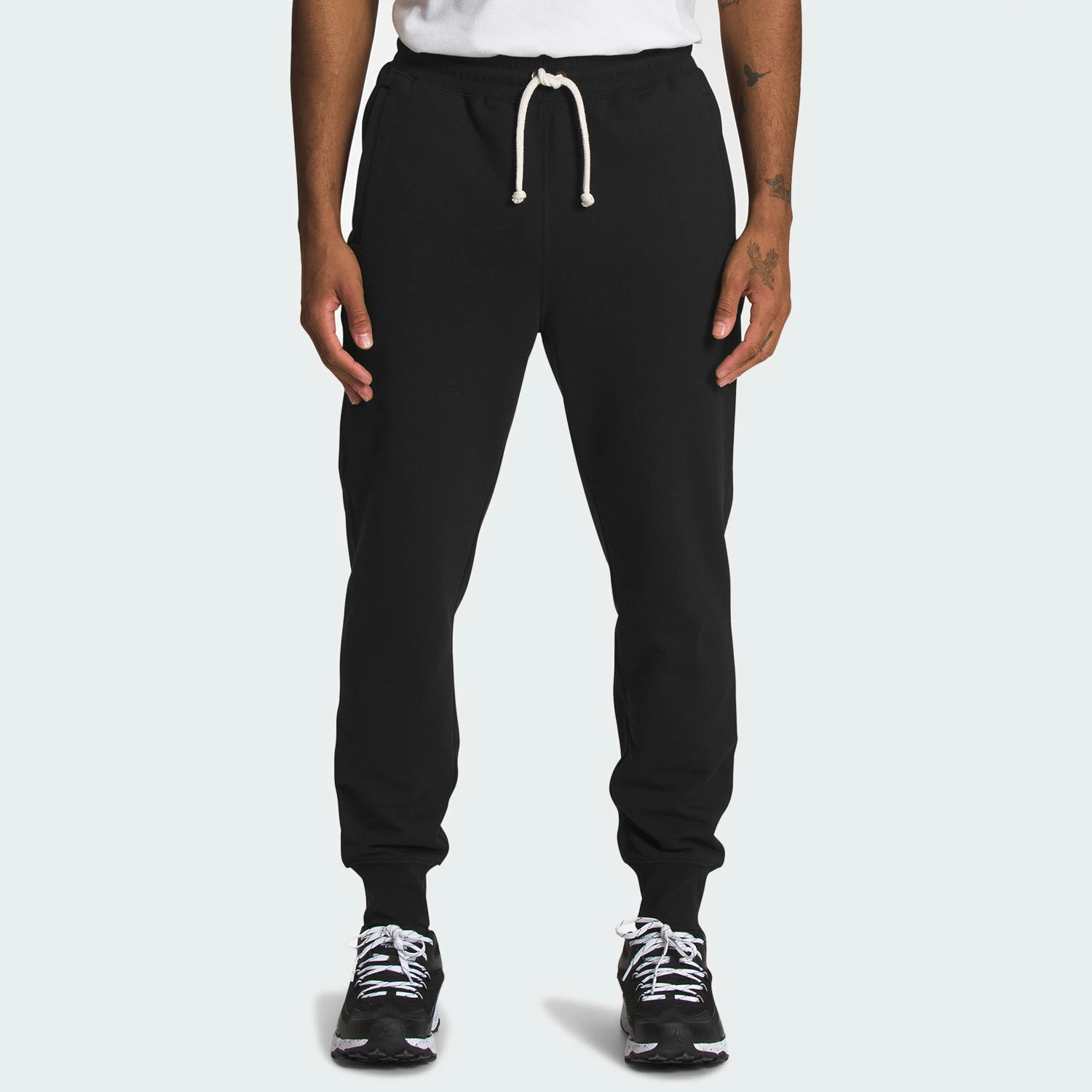 Men's The North Face Heritage Patch Joggers Black BLACK 3 Men's The North Face Heritage Patch Joggers Black BLACK