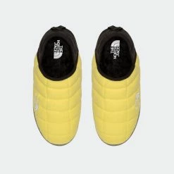 Men's The North Face Thermoball Traction V Denali Mules Yellowtail YELLOW