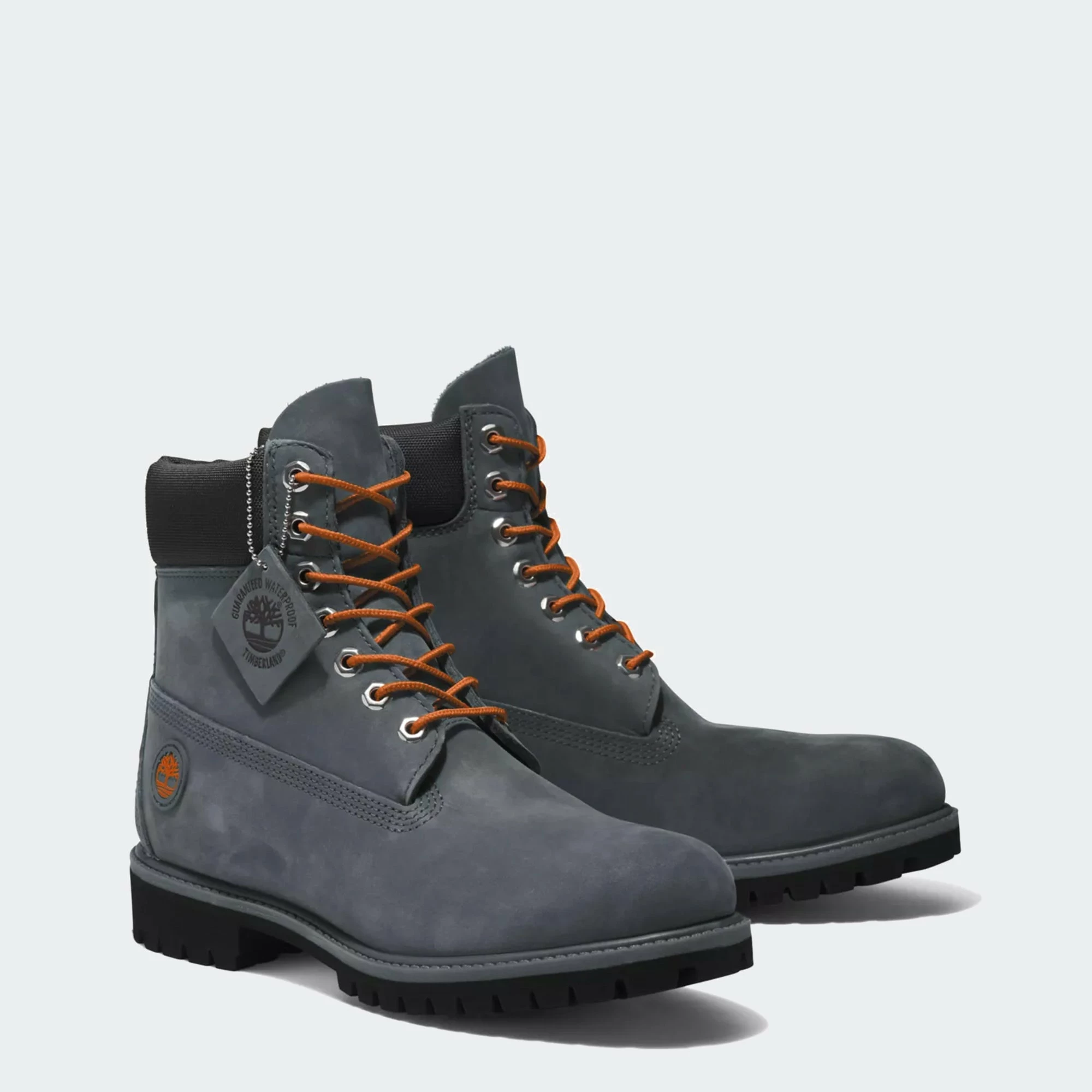 Men's Timberland Premium 6-Inch Waterproof Boots Grey GRAY 7 Men's Timberland Premium 6-Inch Waterproof Boots Grey GRAY - Image 5