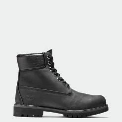 Men's Timberland Premium Warm-Lined 6-Inch Waterproof Boots Black BLACK