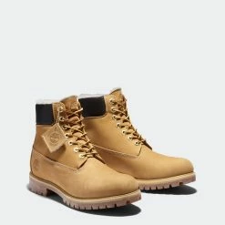 Men's Timberland Premium Warm-Lined 6-Inch Waterproof Boots Wheat WHEAT -men‘s shop online Men s Timberland Premium Warm Lined 6 Inch Waterproof Boots Wheat TB0A2E31231 04