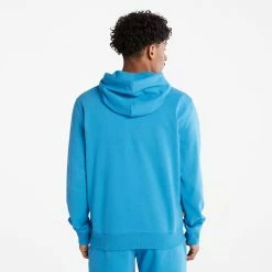 Men's Timberland Tree Logo Hoodie Bright Blue BLUE -men‘s shop online Men s Timberland Tree Logo Hoodie Bright Blue TB0A2BJHCZ9 05
