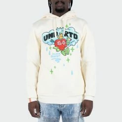 Men's TWO MILL TWENTY "In My Feels" Hoodie Off White CREAM