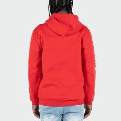 Men's TWO MILL TWENTY "Just Keep Rollin" Hoodie Red RED 7 Men's TWO MILL TWENTY "Just Keep Rollin" Hoodie Red RED -men‘s shop online Men s Just Keep Rollin Hoodie Graphic Emoji Urban Hip Hop Clothing for Men Red TMF42202RED 03