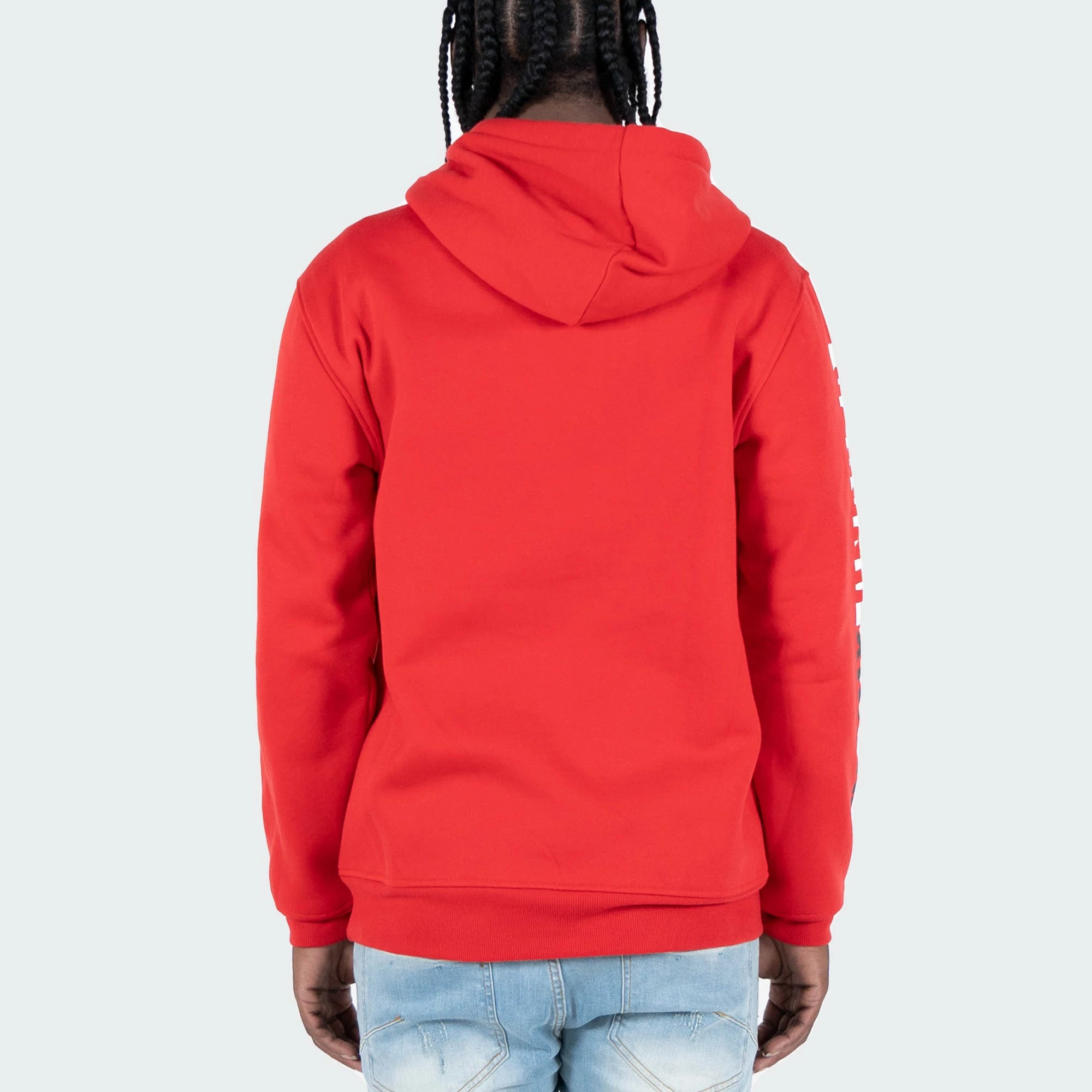 Men's TWO MILL TWENTY "Just Keep Rollin" Hoodie Red RED 5 Men's TWO MILL TWENTY "Just Keep Rollin" Hoodie Red RED - Image 3