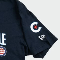Men's New Era Chicago Cubs City Connect T-Shirt Navy NAVY -men‘s shop online Men s New Era Cubs M06NE29458AA00 03