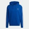 Men's Adidas Originals 3-Stripes Hoodie Royal Blue BLUE