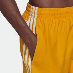 Men's Adidas Originals Adicolor Classics 3-Stripes Swim Shorts Gold GOLD 13 Men's Adidas Originals Adicolor Classics 3-Stripes Swim Shorts Gold GOLD -men‘s shop online Men sadidasOriginalsAdicolorClassics3 StripesSwimShortsGoldHK7327 6