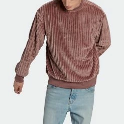 Men's Adidas Originals Adicolor Contempo 3D Crew Sweatshirt PURPLE -men‘s shop online Men sadidasOriginalsAdicolorContempo3DCrewSweatshirtHK7458 2