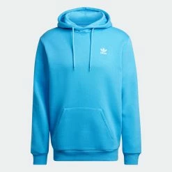 Men's Adidas Originals Adicolor Essentials Trefoil Hoodie Pulse Blue BLUE