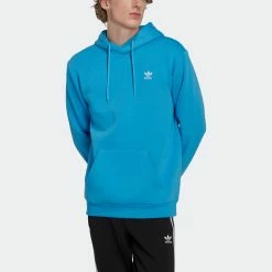 Men's Adidas Originals Adicolor Essentials Trefoil Hoodie Pulse Blue BLUE 13 Men's Adidas Originals Adicolor Essentials Trefoil Hoodie Pulse Blue BLUE -men‘s shop online Men sadidasOriginalsAdicolorEssentialsTrefoilHoodiePulseBlueHK0098 4