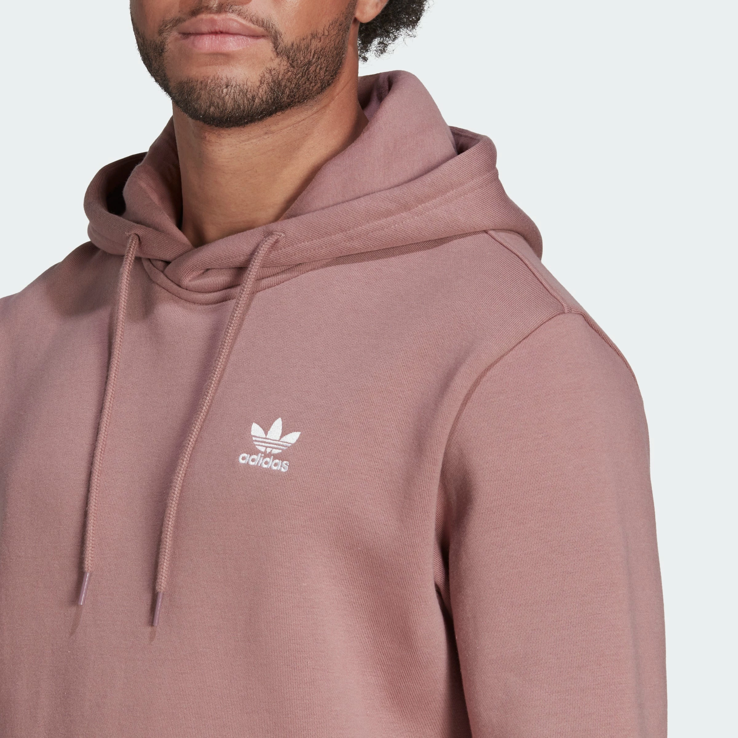 Men's Adidas Originals Adicolor Essentials Trefoil Hoodie Wonder Oxide PURPLE 8 Men's Adidas Originals Adicolor Essentials Trefoil Hoodie Wonder Oxide PURPLE - Image 6