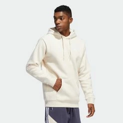 Men's Adidas Originals Adicolor Essentials Trefoil Hoodie Wonder White WHITE -men‘s shop online Men sadidasOriginalsAdicolorEssentialsTrefoilHoodieWonderWhiteHN0996 6