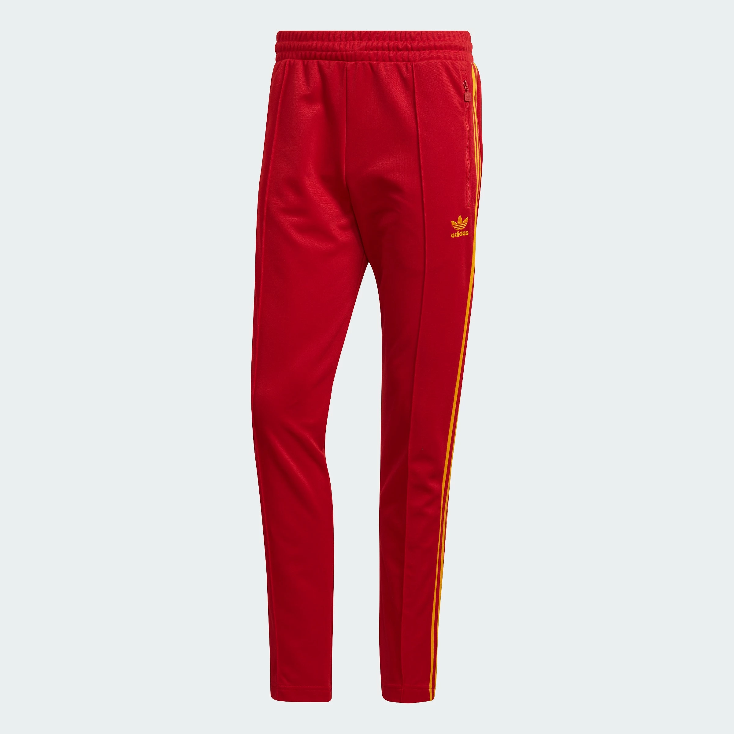 Men's Adidas Originals Beckenbauer Joggers Team Power Red RED 3 Men's Adidas Originals Beckenbauer Joggers Team Power Red RED