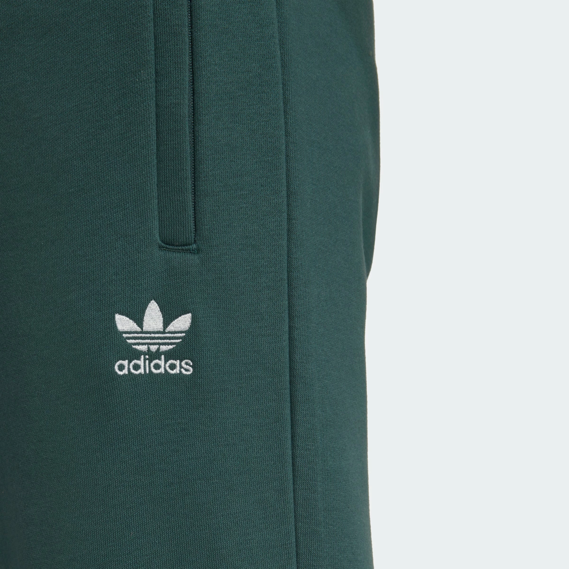Men's Adidas Originals Essentials Trefoil Joggers Mineral Green GREEN 6 Men's Adidas Originals Essentials Trefoil Joggers Mineral Green GREEN - Image 5