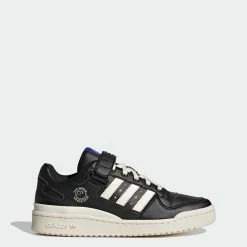 Men's Adidas Originals Forum Low X André Saraiva Shoes BLACK