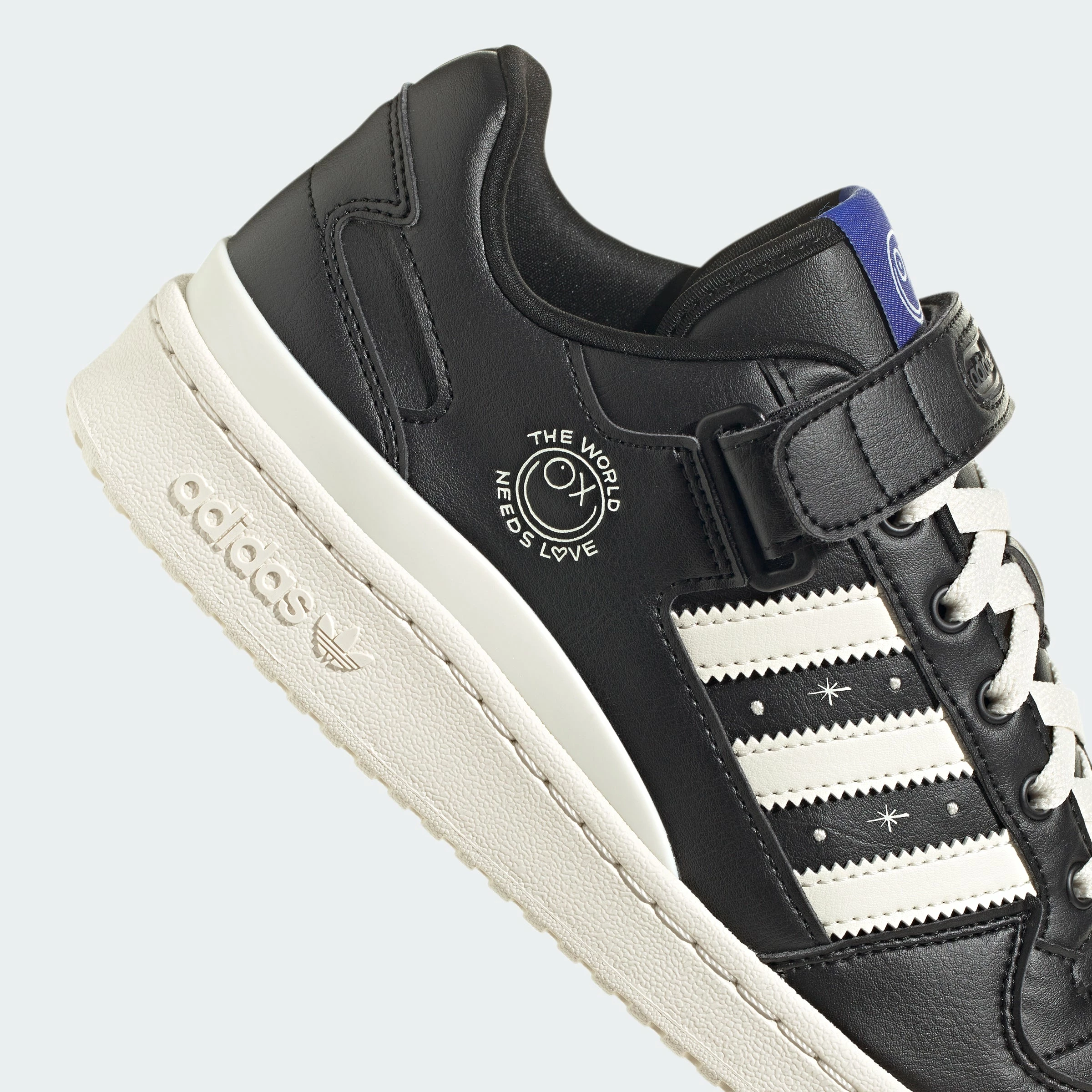 Men's Adidas Originals Forum Low X André Saraiva Shoes BLACK 11 Men's Adidas Originals Forum Low X André Saraiva Shoes BLACK - Image 9