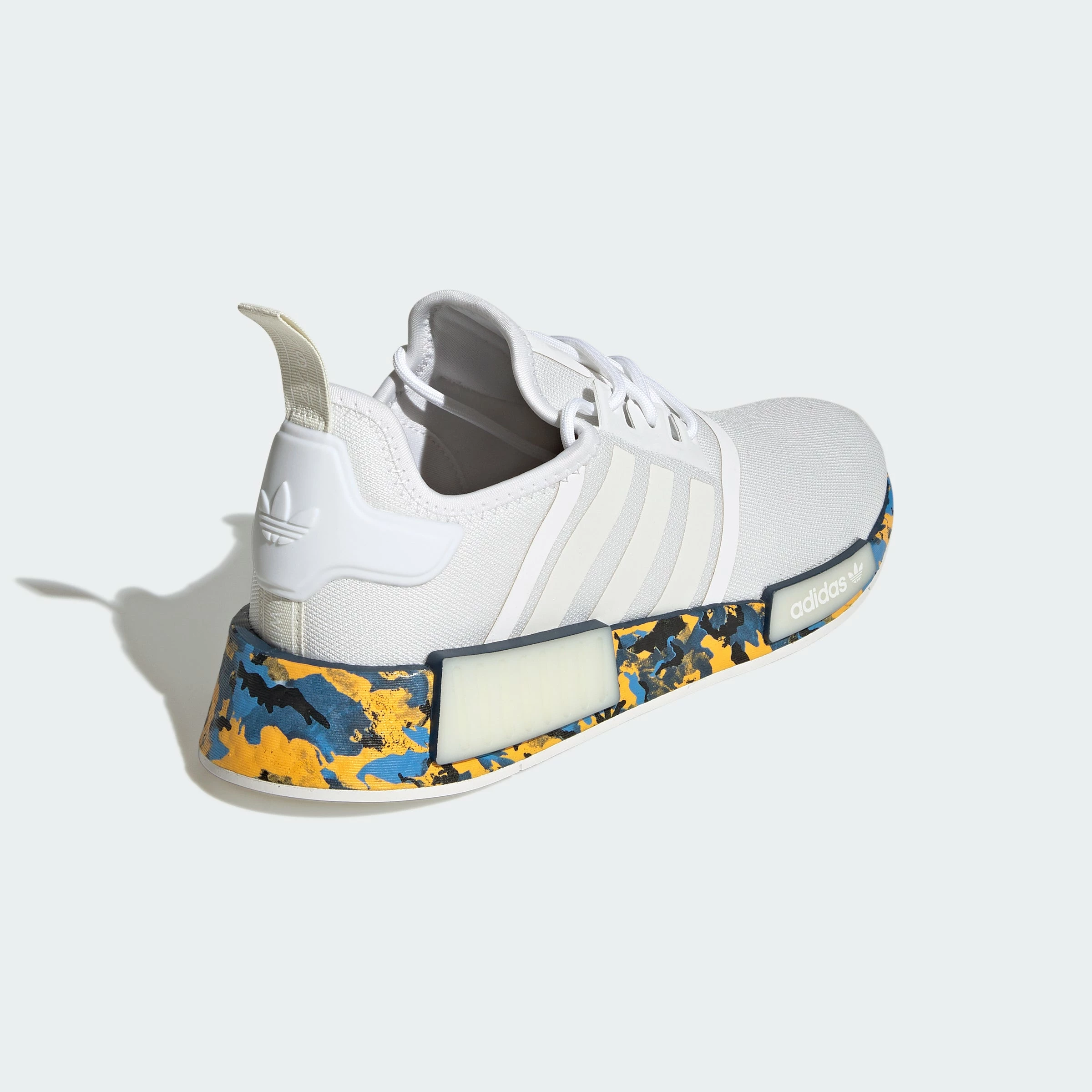 Men's Adidas Originals NMD_R1 Shoes White WHITE 7 Men's Adidas Originals NMD_R1 Shoes White WHITE - Image 5