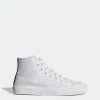 Men's Adidas Originals Nizza Hi Shoes White WHITE