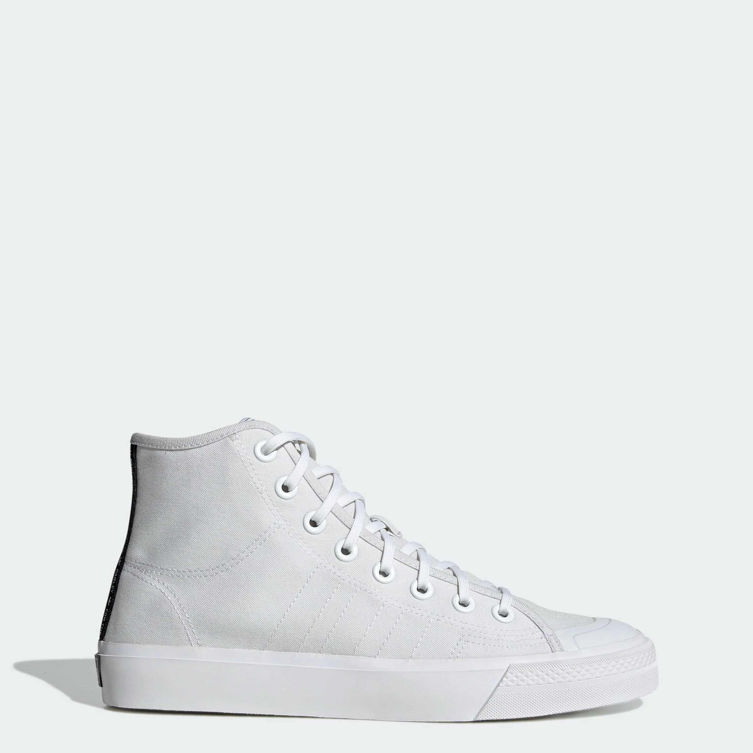 Men's Adidas Originals Nizza Hi Shoes White WHITE 3 Men's Adidas Originals Nizza Hi Shoes White WHITE