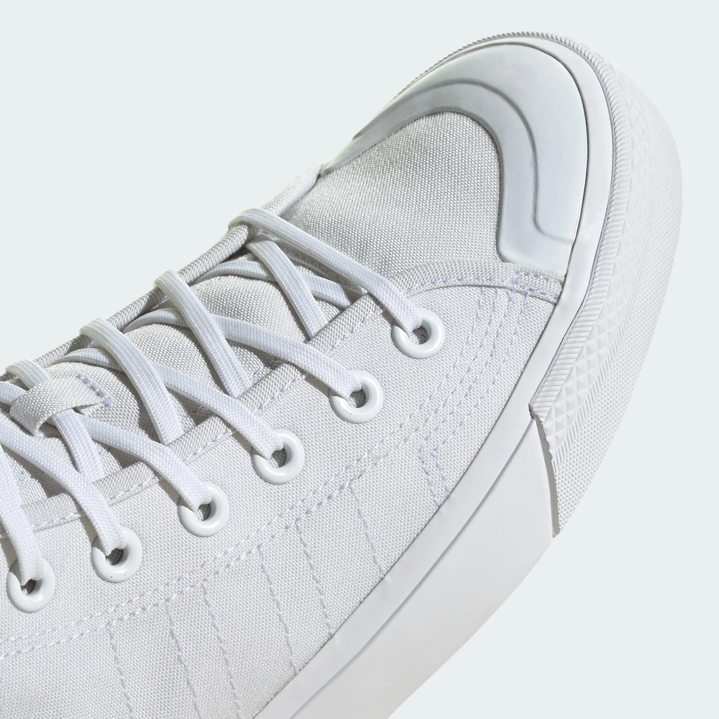 Men's Adidas Originals Nizza Hi Shoes White WHITE 10 Men's Adidas Originals Nizza Hi Shoes White WHITE - Image 8