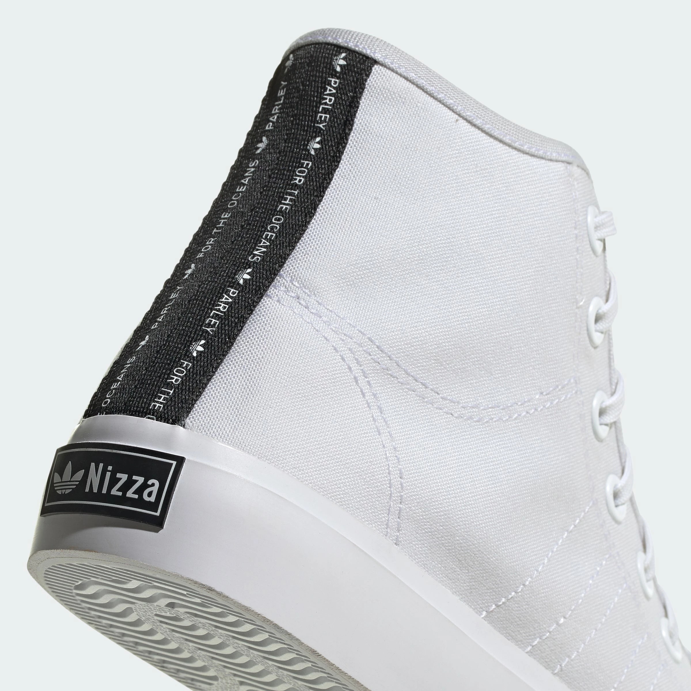 Men's Adidas Originals Nizza Hi Shoes White WHITE 11 Men's Adidas Originals Nizza Hi Shoes White WHITE - Image 9
