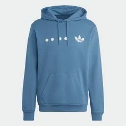 Men's Adidas Originals Reclaim Logo Hoodie Altered Blue BLUE