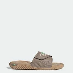 Men's Adidas Originals Reptossage Slides Chalky Brown BROWN