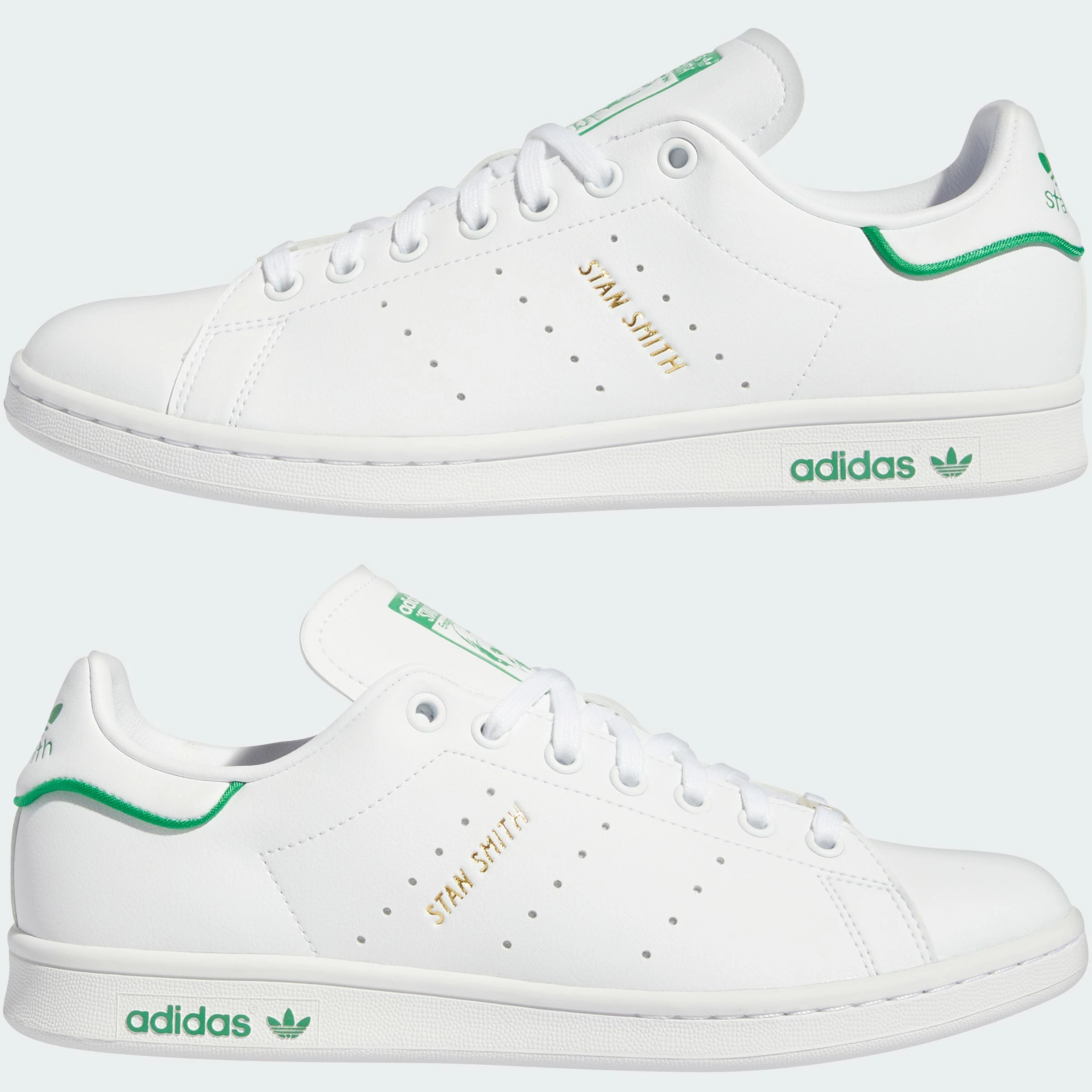 Men's Adidas Originals Stan Smith Shoes White Green WHITE 12 Men's Adidas Originals Stan Smith Shoes White Green WHITE - Image 10