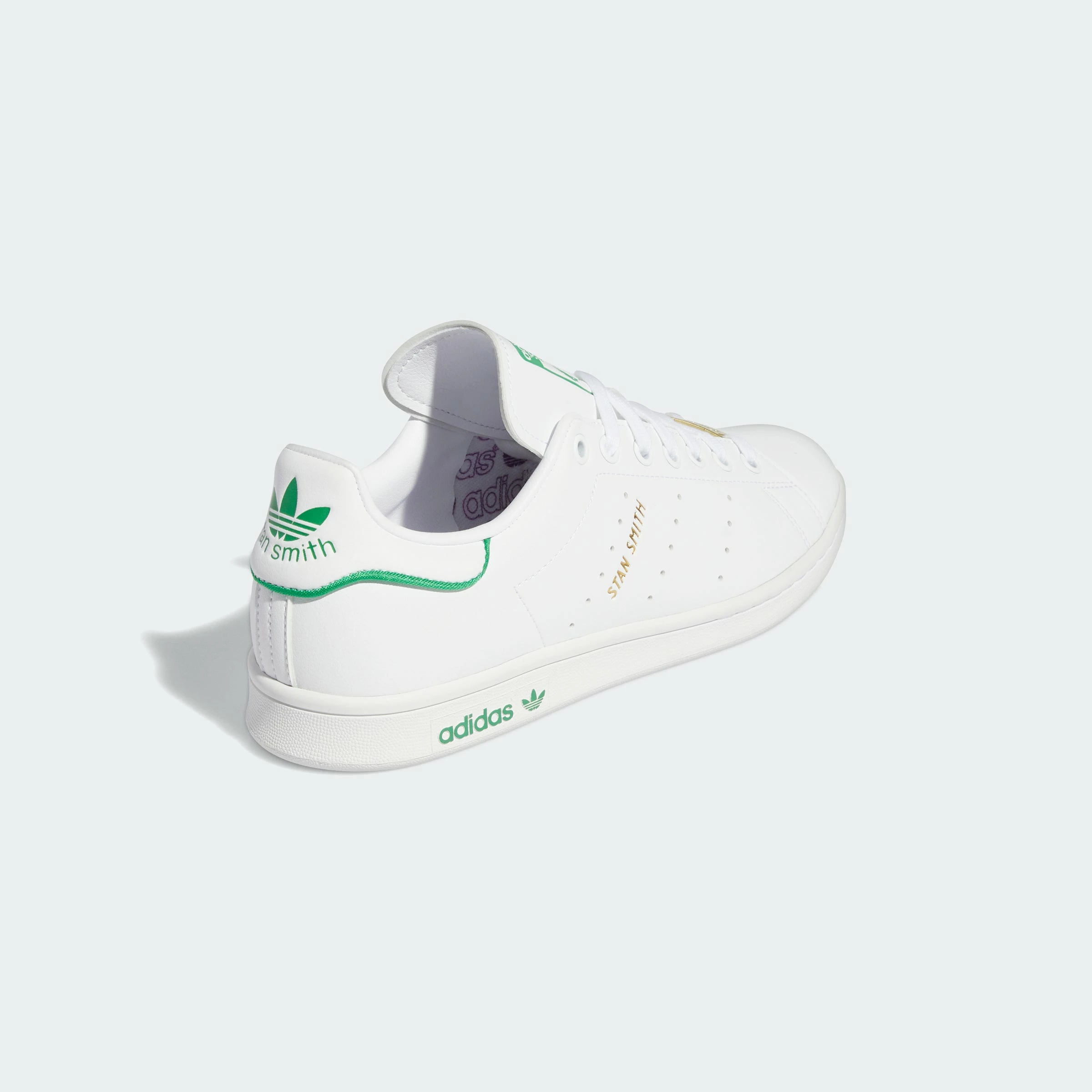 Men's Adidas Originals Stan Smith Shoes White Green WHITE 7 Men's Adidas Originals Stan Smith Shoes White Green WHITE - Image 5